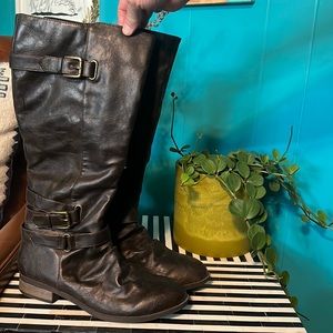 Dibs True - Brown Knee Length Boot